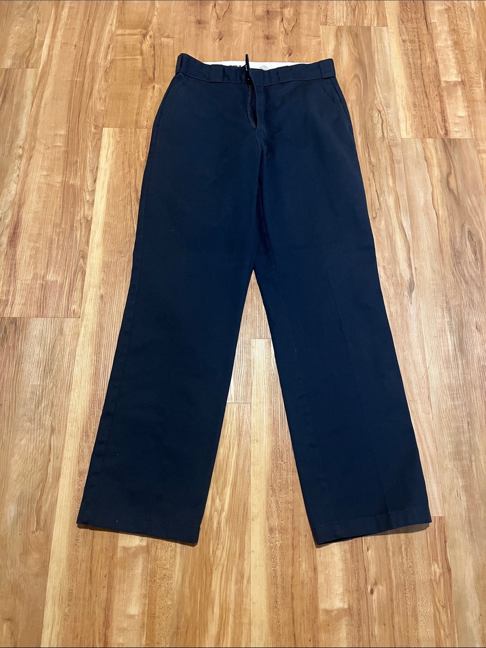 Dickies Men's Black Navy Straight-Leg Pants — size 32??